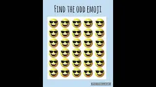 Find the odd emoji