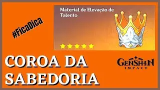 #FicaDica - COROA DA SABEDORIA - COMPRE NOS EVENTOS