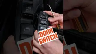 How To Replace a Driver's Side Door Switch #OneMinute