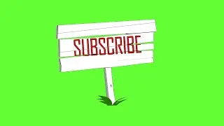 YouTube Subscribe Button | green screen action | green screen