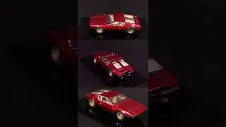 Selfords De Tomaso Mangusta in 1/43 White Metal