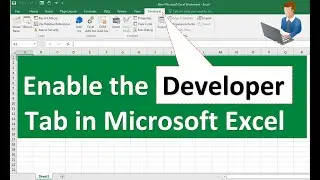 Developer Tool in Excel | How to Enable the Developer Tab in Microsoft Excel
