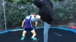 CMW: BXB vs Eugene Morton - Singles Match [FULL MATCH] (Backyard/Trampoline Wrestling)