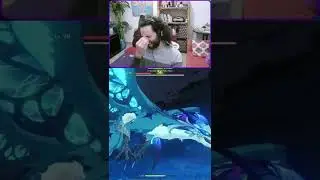 Falling From The Tsuk (Cliff)🤣 Genshin Imaoct #shorts Stormterror Dvalin Bennett