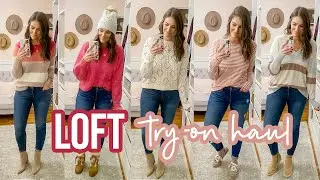 LOFT TRY-ON HAUL WINTER 2020 | Sarah Brithinee