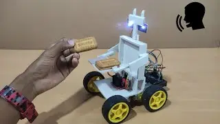Voice Control Humanoid Robot - for Hotels waiter work Best Project