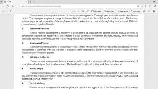 RM Human Rsource Planning