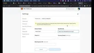 How Add Binance Mainet BSC to your METAMASK