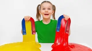 Magnetische Schleim-Wissenschaftsexperimente