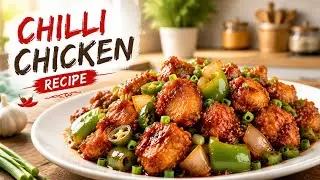 🔥 Restaurant Style Chilli Chicken Recipe | Crispy, Spicy & Saucy Indo-Chinese Chicken at Home