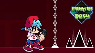 Friday Night Funkin - Full Combo!! -  Funkin Dash Vs Geometry Dash Full Week 400 Sub Special