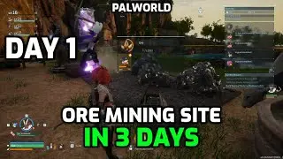 Palworld: Guide - Ore Mining Site in 3 Days | Fresh Save | Day 1 - Level 11 & Catching Tombat