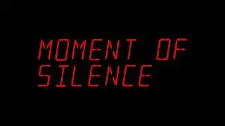 A moment of silence