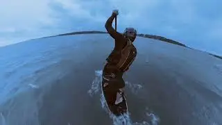SUP downwind foil Shakespear to Little Manly