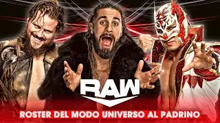 WWE 2K24 MODO UNIVERSO AL PADRINO TEMPORADA 02 // ROSTER DE RAW 🔴