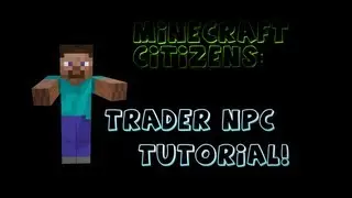 Minecraft Plugins 101 - Citizens: NPC Trader Tutorial