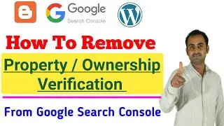 How To Remove A Property From Google Search Console | delete property in search console