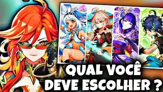 MUALANI ou KAZUHA ? RAIDEN ou KINICH ? QUAL É A MELHOR OPÇÃO ?