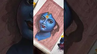 Krishna Drawing, #shorts #drawing #art #krishna