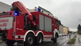 Einsatzfahrt Schweres Rüstfahrzeug SRF der FF Traun