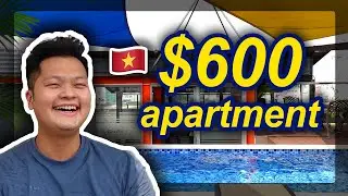 $600 Apartment Tour in Ho Chi Minh City | Tips When Renting 🇻🇳