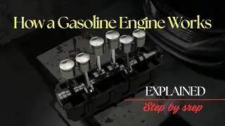 How a 4-Stroke Gasoline Engine Works – Step by Step Animation 