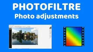 PhotoFiltre photo adjustments