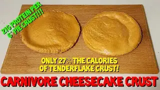 Carnivore Kitchen: HIGH PROTEIN CARNIVORE CHEESCAKE CRUST RECIPE | Carnivore Keto Pie Crust Recipe