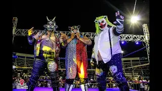 Puerquiza Extrema vs Psycho Circus en la Plaza de Toros de Emiliano Zapata con ANLL