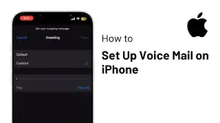 How to Set Voice Mail on iPhone14, iPhone13, iPhone12 and iPhone11 (2024 tutorial）