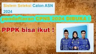 Pendaftaran CPNS 2024 dibuka !, segera daftar di SSCASN #cpns2024 #pendaftarancpns