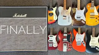 Finally did the Marshall 18W 1974X JUSTICE  - With 8 Guitars!!