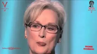 REPTILIAN MERYL STREEP SHAPESHIFTING LIVE!