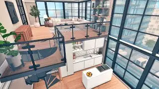 The Sims 4 Loft Apartment  | 701 Zenview | Speed Build + CC Links