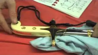Marine Corps Officer Sword sling, knot, frog, and belt assembly instructions