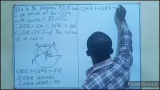 WAEC JUNE 2023 MATH EXAM on Circle Theorems || WASSCE