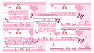 setup BA cutesy tutorial ; chichi notes