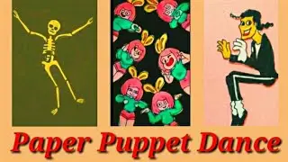😍Paper Puppets Dance || Paper Puppet Animation 😍 Skeleton / Alex Rabbit / Michael Jackson 😍