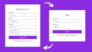 How to create Login Form using HTML & CSS || How to make login page design