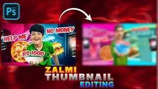 How to make thumbnail like @Zalmi in Ps | Syed Saadi