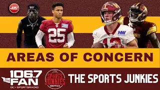 Most Concerning #commanders Position Groups | The Sports Junkies