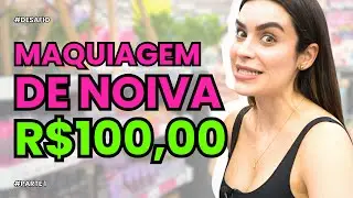 DESAFIO: MAQUIAGEM COMPLETA DE NOIVA COM 100 REAIS!