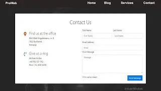 How to make responsive  Contact Us Page in Bootstrap 4 || Contact form in Bootstrap 4