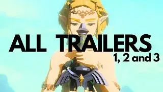 All Zelda tears of the kingdom trailers (tears of the kingdom trailer 1 2 3)