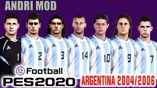 CLASSIC PATCH PES 2020  - ARGENTINA 2004/2006