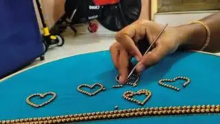 half sleeve aari work design, full thread and bead work design https://youtube.com/@priyapapu-eh2sg