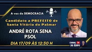 ANDRÉ ROTA SENA - PSOL | 2ª DE 4 ENTREVISTAS COM CANDIDATOS A PREFEITO DE SANTA VITÓRIA DO PALMAR