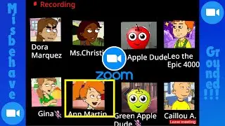 Caillou and Dora Misbehave in Online School/Grounded (2021 Video!)