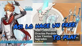 BUSCANDO LAS ALAS CELESTIALES PARA TARTAGLIA! FREE TO PLAY GENSHIN IMPACT!