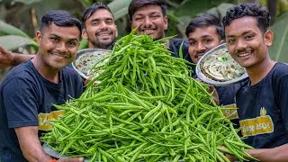 GUVAR | Guvar Nu Shaak | Bajara Na Rotla | Kathiyawadi Recipe | Village Rasoi
